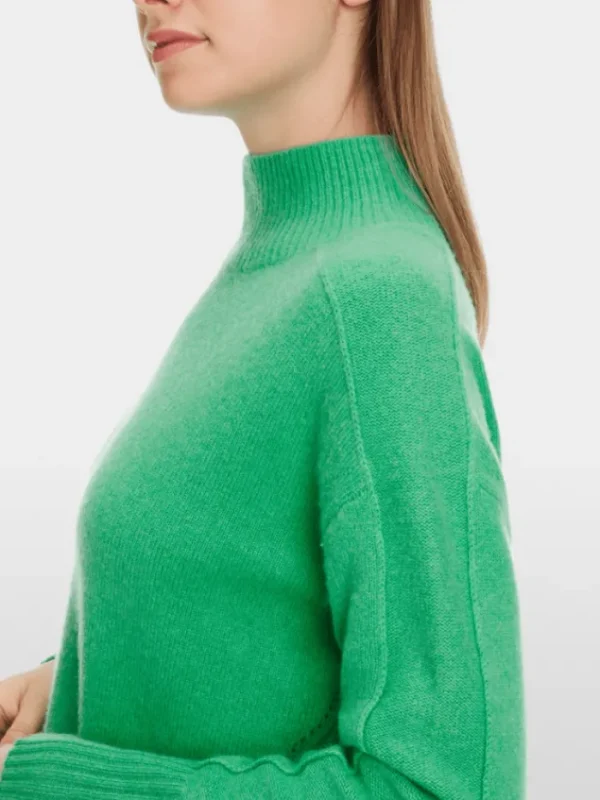 Marc Cain Sports Knitwear | Luxury Gifts^Women's Rethink Together Turtleneck Jumper In Green X