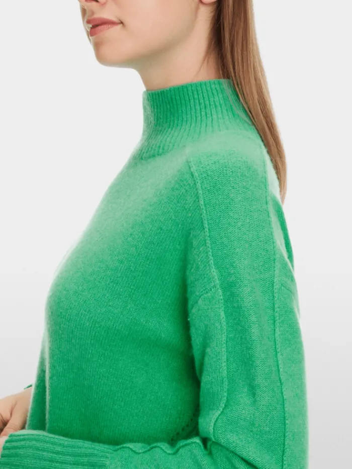 marc_cain_sports_womens_r_5-4.webp Marc Cain Sports Knitwear | Luxury Gifts^Women's Rethink Together Turtleneck Jumper In Green X