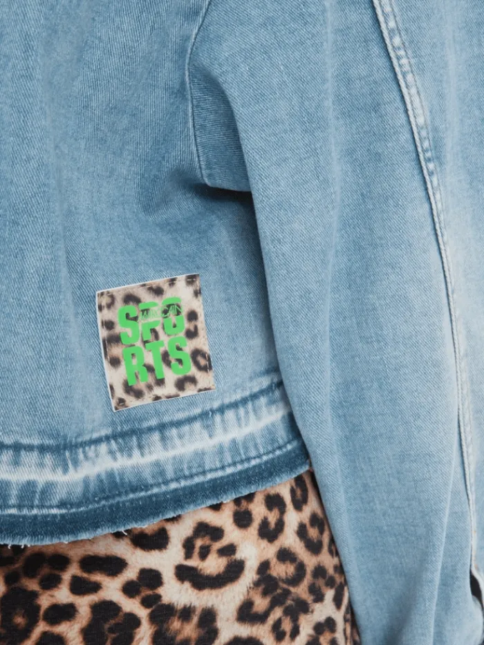 marc_cain_sports_womens_r_5.webp Marc Cain Sports Coats And Jackets | Denim^Women's Rethink Together Blue Wash Denim Jacket YS 31