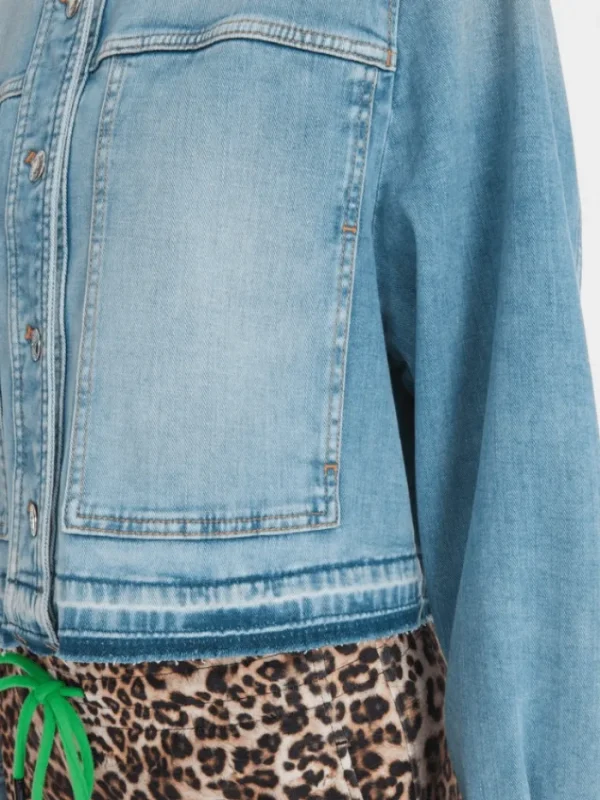 Marc Cain Sports Coats And Jackets | Denim^Women's Rethink Together Blue Wash Denim Jacket YS 31