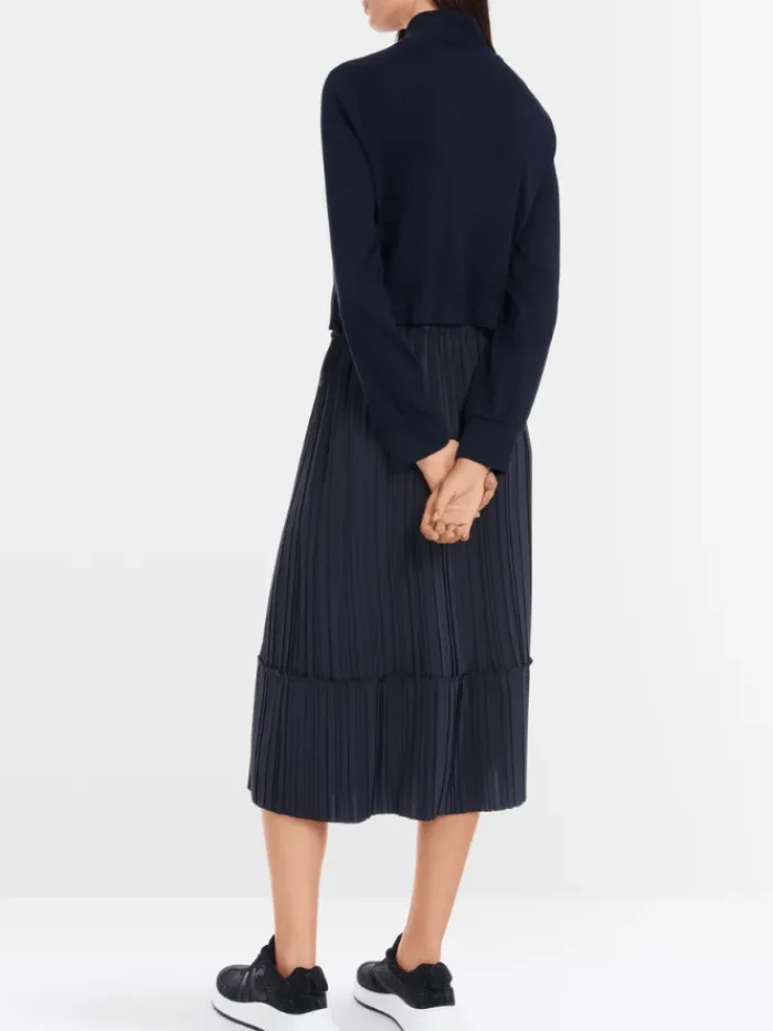 marc_cain_sports_womens_t_3.webp Marc Cain Sports Dresses | Luxury Gifts^Women's Two-In-One Midi Dress With Pleated Skirt YS 2