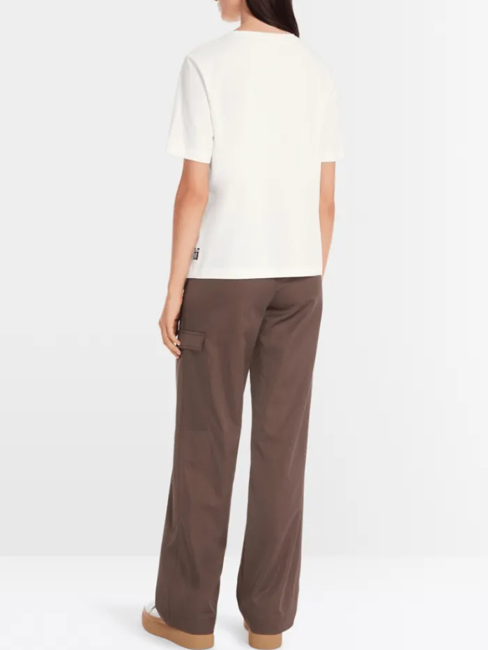 marc_cain_sports_womens_t_4-1.webp Marc Cain Sports Tops | T-Shirts^Women's T Shirt In Pure Cotton With Print YS 48.20 J2