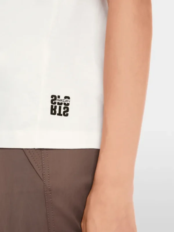 Marc Cain Sports Tops | T-Shirts^Women's T Shirt In Pure Cotton With Print YS 48.20 J2