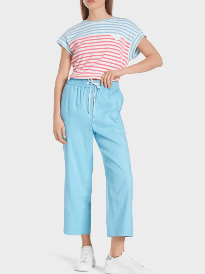 marc_cain_sports_wusu_lin_2.webp Marc Cain Sports Trousers | Gifts Under £100^WUSU Linen Trousers In Turquoise WS 81.47 W03 COL 339