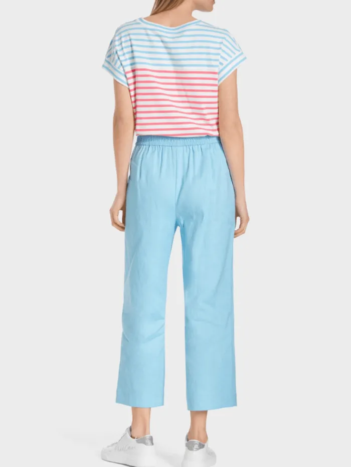 marc_cain_sports_wusu_lin_4.webp Marc Cain Sports Trousers | Gifts Under £100^WUSU Linen Trousers In Turquoise WS 81.47 W03 COL 339