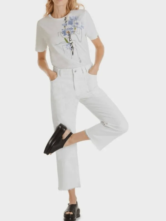 marc_cain_t_collections_w_0.webp Marc Cain Collections Gifts Under £50^Marc Cain T Collections White Cropped Jeans SC 82.01 D06 COL 100