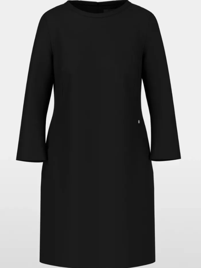 marc_cain_womens_elegant__0.webp Marc Cain Additions Dresses | Gifts Under £250^Marc Cain Women's Elegant A Line Dress In Black YA 21.02 J24 Col 900
