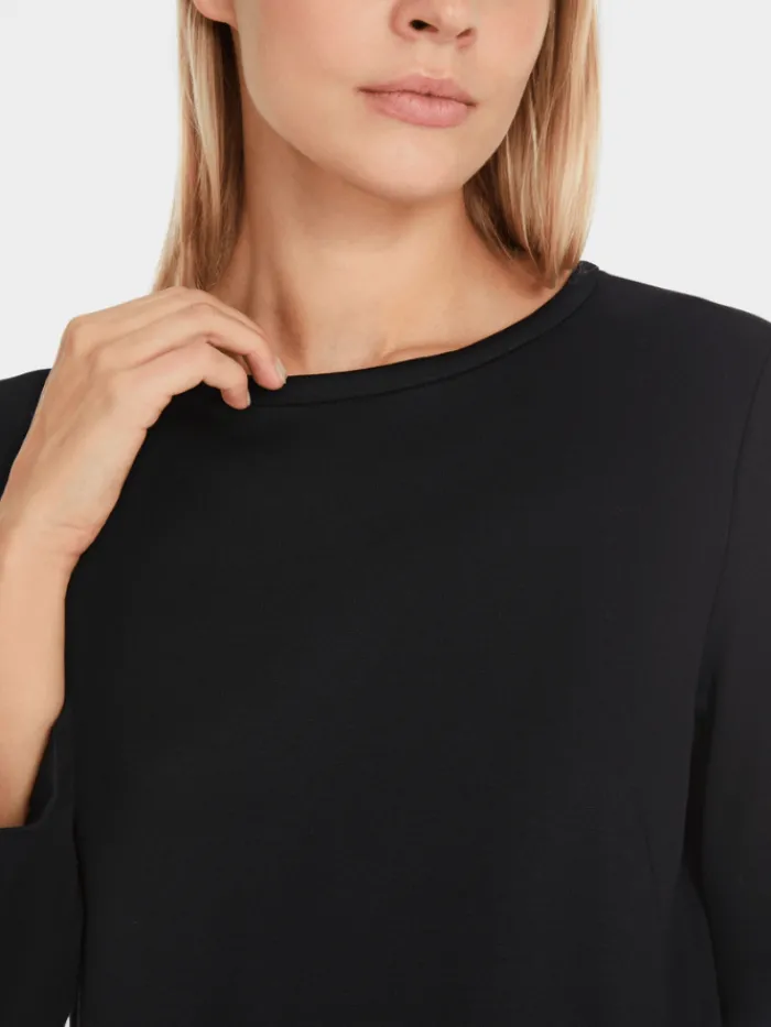 marc_cain_womens_elegant__3.webp Marc Cain Additions Dresses | Gifts Under £250^Marc Cain Women's Elegant A Line Dress In Black YA 21.02 J24 Col 900