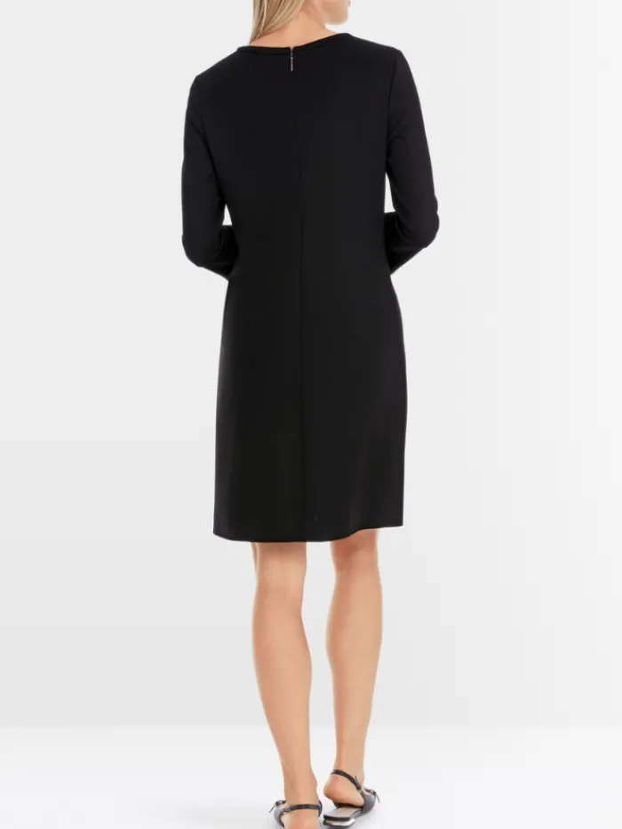 marc_cain_womens_elegant__6.webp Marc Cain Additions Dresses | Gifts Under £250^Marc Cain Women's Elegant A Line Dress In Black YA 21.02 J24 Col 900