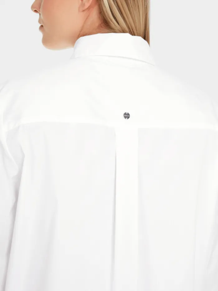 marc_cain_womens_shirt_st_7-1.webp Marc Cain Additions Tops | Gifts Under £250^Marc Cain Women's Shirt Style Blouse With Glitter Detail In White YA 5