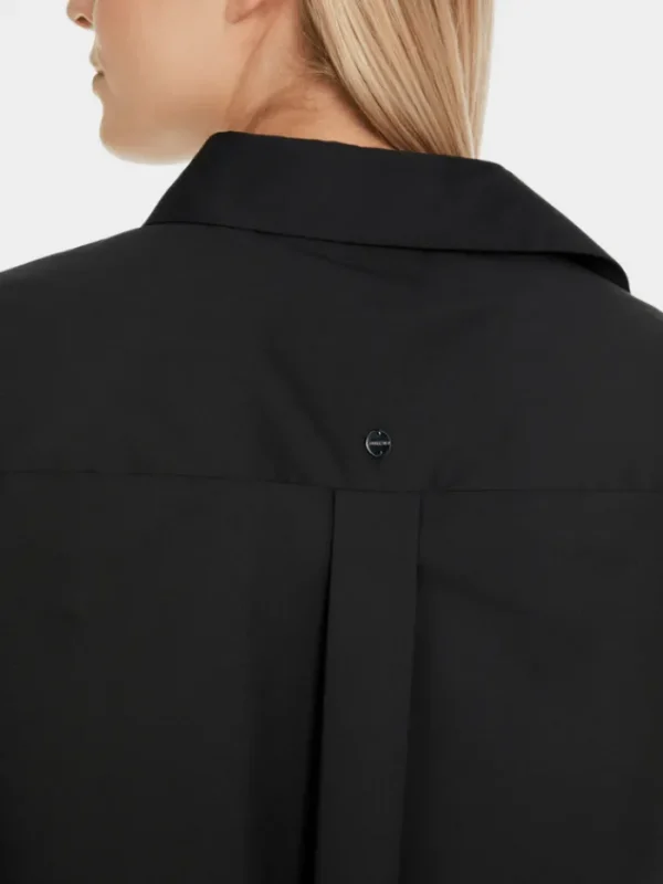 Marc Cain Additions Tops | Gifts Under £250^Marc Cain Women's Shirt Style Blouse With Glitter Detail In Black YA 5
