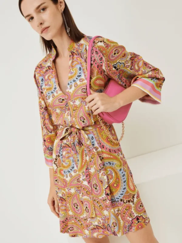 Marella Gifts Under £50^ALACRE Paisley Printed Dress 2332210931 001