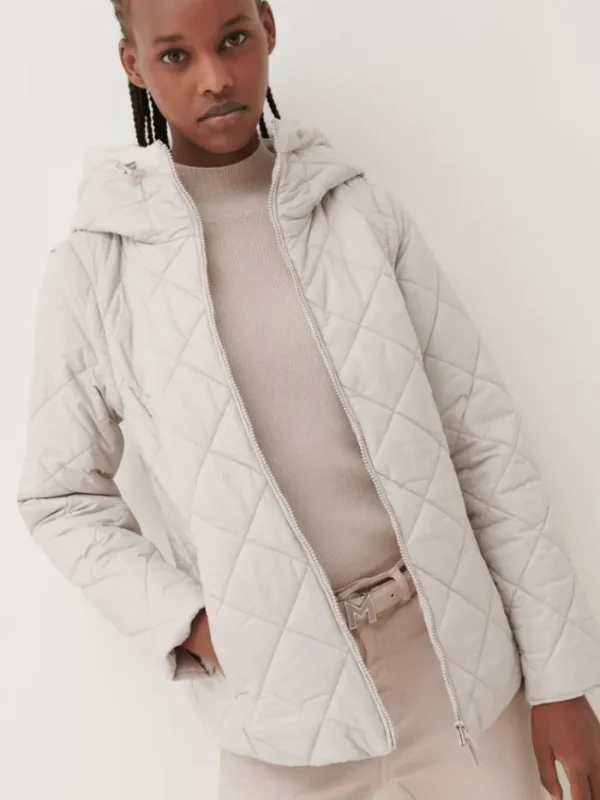 Marella Coats And Jackets | Gifts Under £250^Maiorca Hooded Quilted Jacket In Natural 23348694392 Col 001