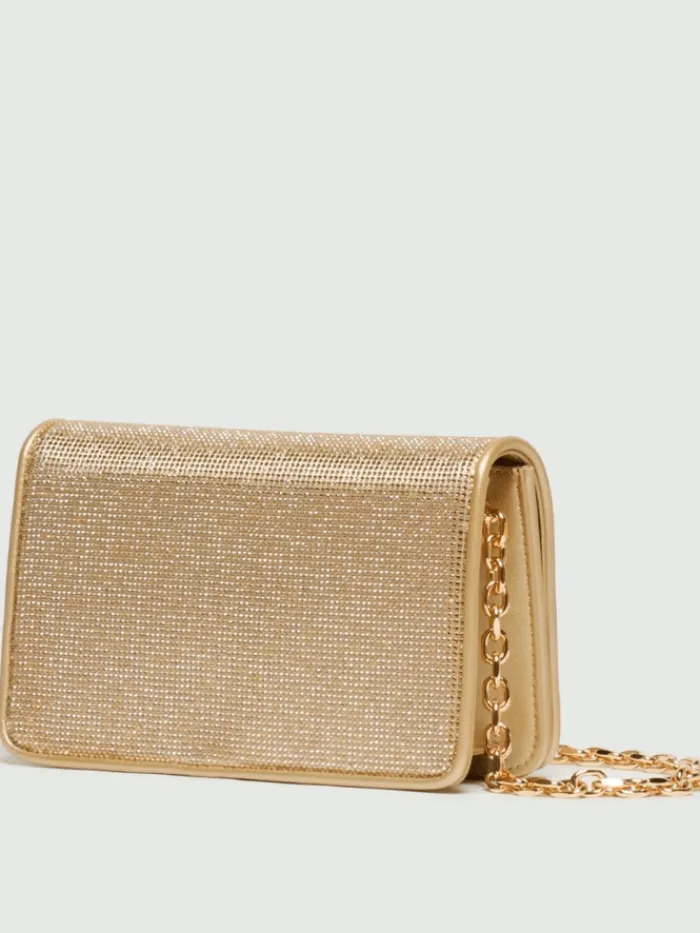 marella_malibu_gold_rhine_0.webp Marella Party Wear | Bags^MALIBU Gold Rhinestone Handbag 24135111072 Col 001