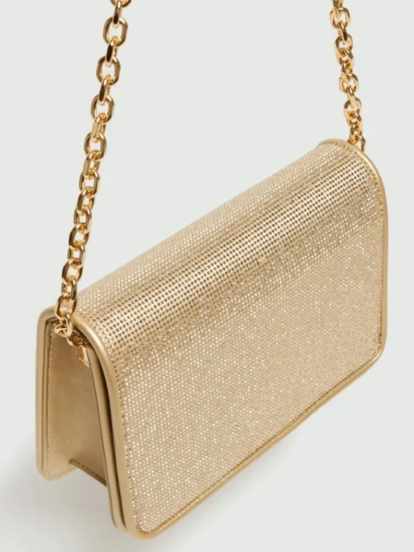 Marella Party Wear | Bags^MALIBU Gold Rhinestone Handbag 24135111072 Col 001