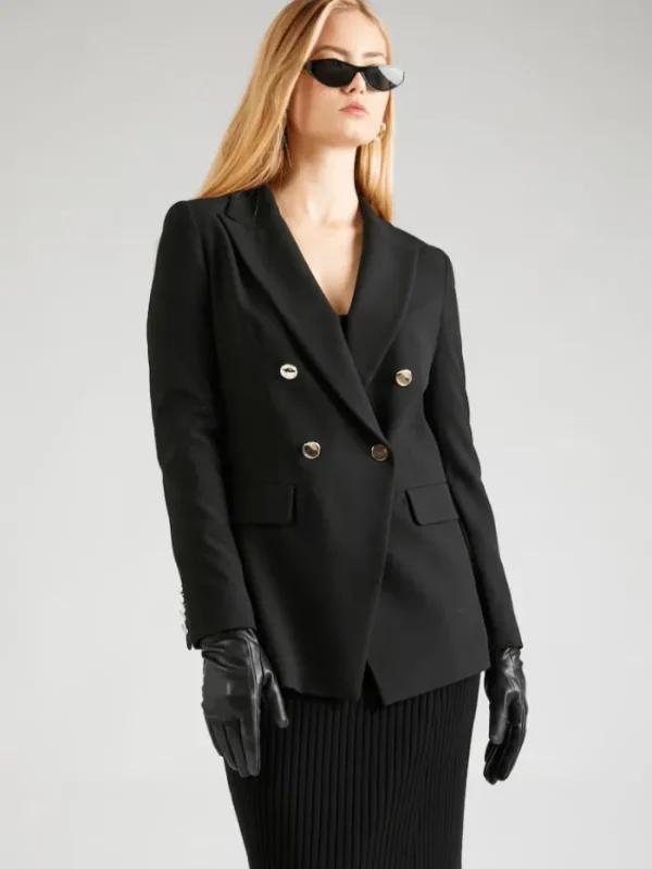 Marella Coats And Jackets | Gifts Under £250^NOTION Double Breasted Blazer In Black 24130411112 Col 005