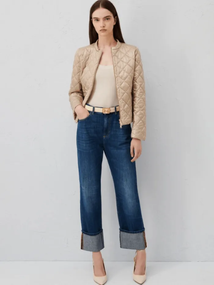 marella_tosca_short_padde_3.webp Marella Coats And Jackets | Rainwear^TOSCA Short Padded Quilted Jacket 24134810142 Col 001