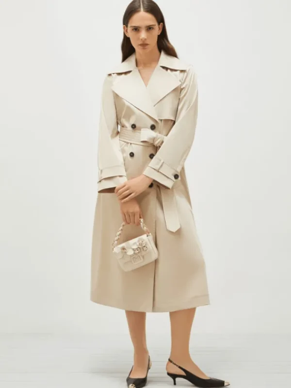 Marella Coats And Jackets | Luxury Gifts^Women's CLORURO Double Breasted Trench Coat 25130210612 Col 00