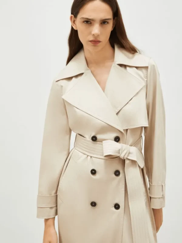 Marella Coats And Jackets | Luxury Gifts^Women's CLORURO Double Breasted Trench Coat 25130210612 Col 00