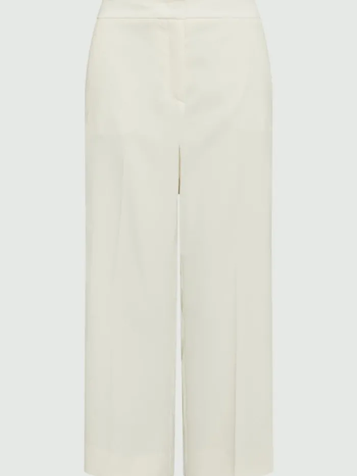 marella_womens_grace_crop_0.webp Marella Trousers | Gifts Under £250^Women's GRACE Cropped Trousers In Wool White 25131310232 Col 0