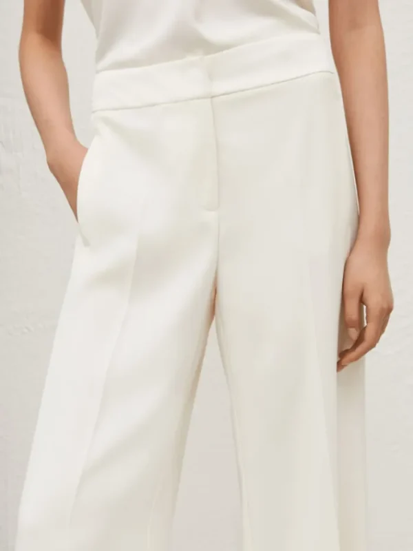 Marella Trousers | Gifts Under £250^Women's GRACE Cropped Trousers In Wool White 25131310232 Col 0