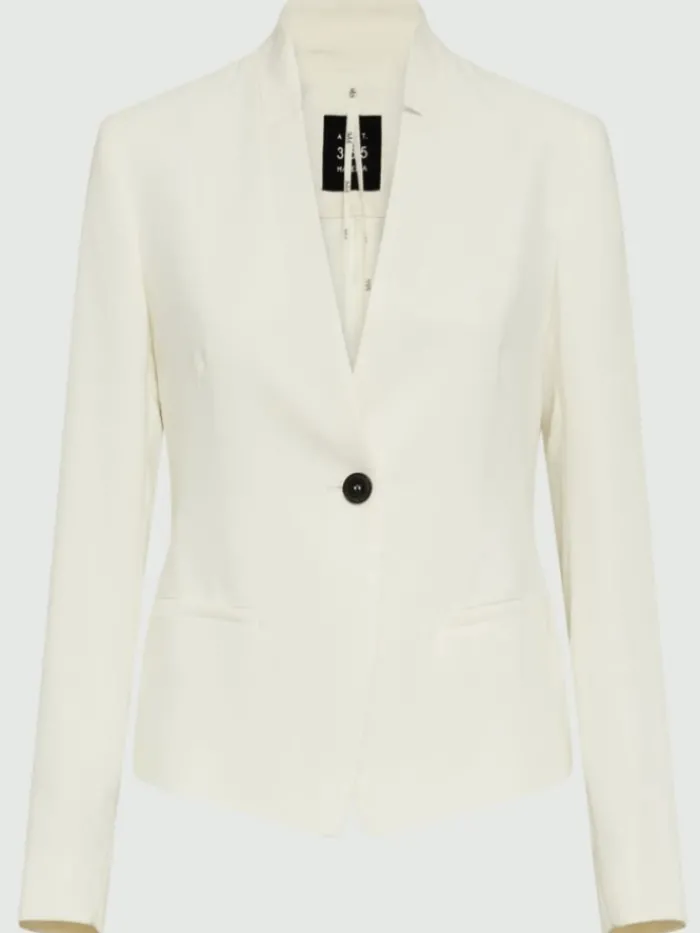 marella_womens_miranda_st_0.webp Marella Coats And Jackets | Gifts Under £250^Women's MIRANDA Stand-Up Collar Blazer In Wool White 251304103