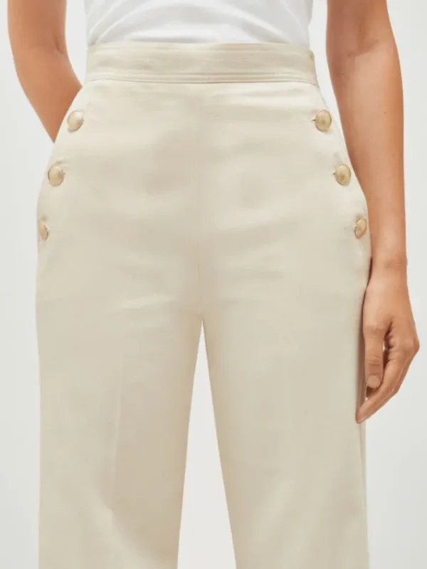 Marella Trousers | Gifts Under £250^Women's MISSION Basketweave Fabric Trousers In White 251313105