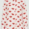 Marella Tops | Gifts Under £250^YEAH White With Print Satin Shirt 24231160632 Col 002