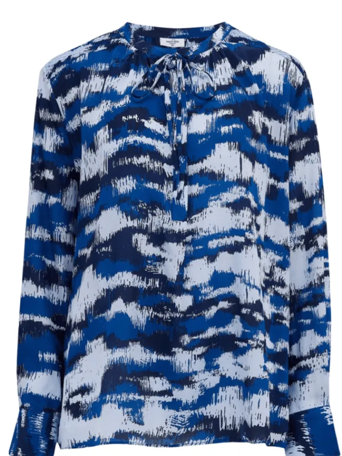 mercy_delta_stowe_meadow__0.webp Mercy Delta Tops | Gifts Under £100^Stowe Meadow Sapphire Blouse
