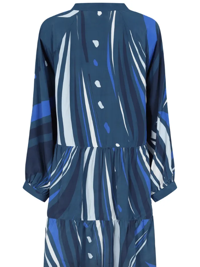 mercy_delta_tatton_butter_1.webp Mercy Delta Dresses | Gifts Under £100^Tatton Butterfly Sapphire Dress