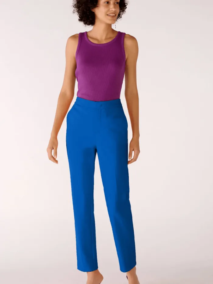 oui_nautical_blue_trouser_1.webp Oui Trousers | Gifts Under £100^Nautical Blue Trousers 78202 5358