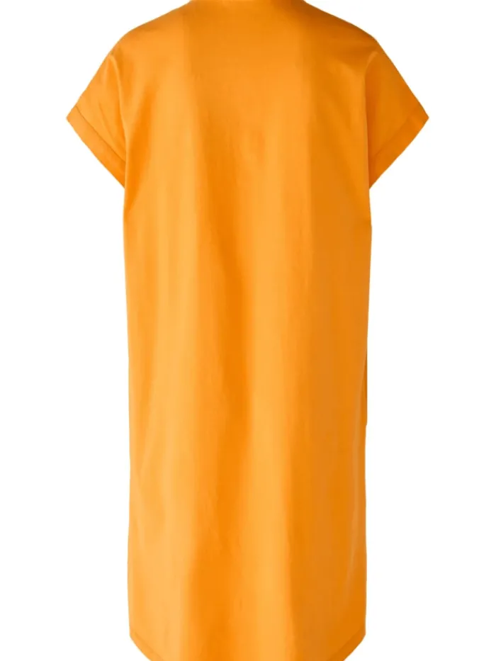 oui_orange_linen_cotton_p_2.webp Oui Dresses | Gifts Under £100^Orange Linen Cotton Patch Dress 78897 2750
