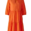 Oui Dresses | Gifts Under £50^Orange Tiered Dress 78876 2882