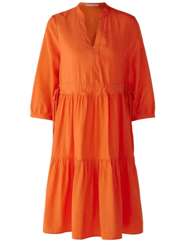 Oui Dresses | Gifts Under £50^Orange Tiered Dress 78876 2882
