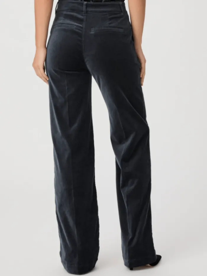 paige_sasha_blue_velvet_w_1.webp Paige Party Wear | Trousers^SASHA Blue Velvet Wide Leg Trousers 7165J27-B849