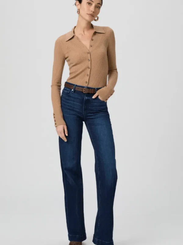 Paige Denim | Party Wear^Women's LEENAH Blue Wide Leg Jean 1A54F72-C030