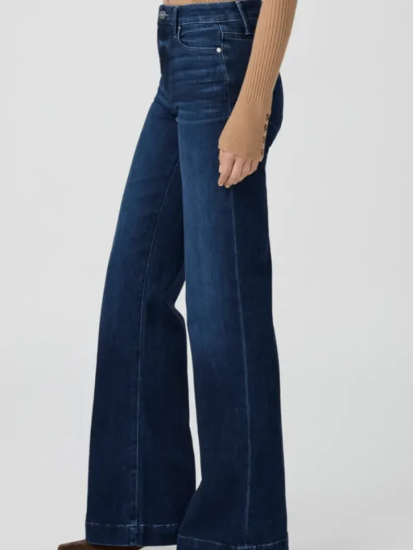 Paige Denim | Party Wear^Women's LEENAH Blue Wide Leg Jean 1A54F72-C030