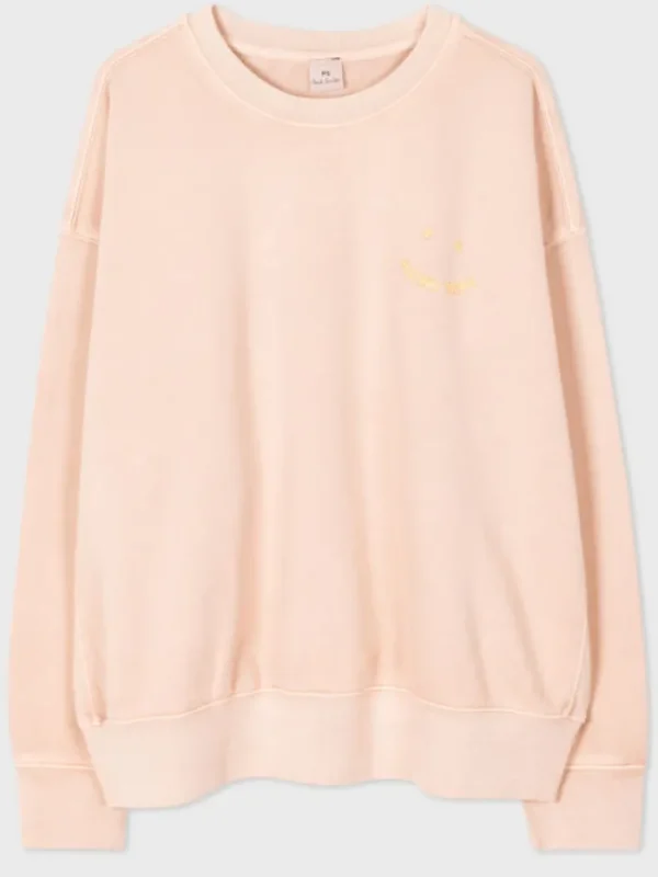 Paul Smith Loungewear | Sweatshirts And T-Shirts^Acid Wash Happy Sweatshirt In Biscuit W2R-185VE-M21169.21