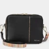 Paul Smith Bags^Black Leather Signature Stripe Camera Bag W1A-7563-LSIGIN.7