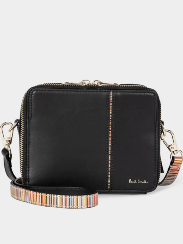 paul_smith_black_leather__0-2.webp Paul Smith Bags^Black Leather Signature Stripe Camera Bag W1A-7563-LSIGIN.7