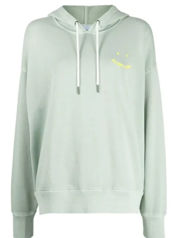 Paul Smith Sweatshirts And T-Shirts | Tops^Green Smiley Happy Hoodie Top W2R-226VE-K21169-36A