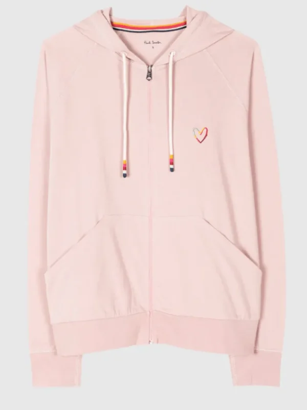 Paul Smith Loungewear | Sweatshirts And T-Shirts^Pink Cotton Swirl Heart Hoodie W1A-796M-AU926 Col 20