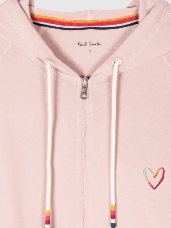 Paul Smith Loungewear | Sweatshirts And T-Shirts^Pink Cotton Swirl Heart Hoodie W1A-796M-AU926 Col 20