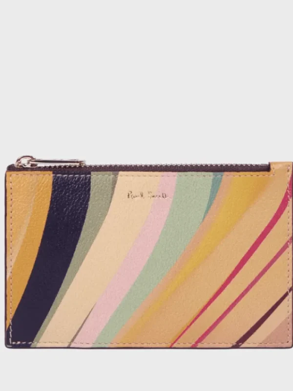 Paul Smith Small Leather Goods | Small Leather Goods^Women's Dusky Swirl Leather Small Zip-Fastening Purse W1A-8