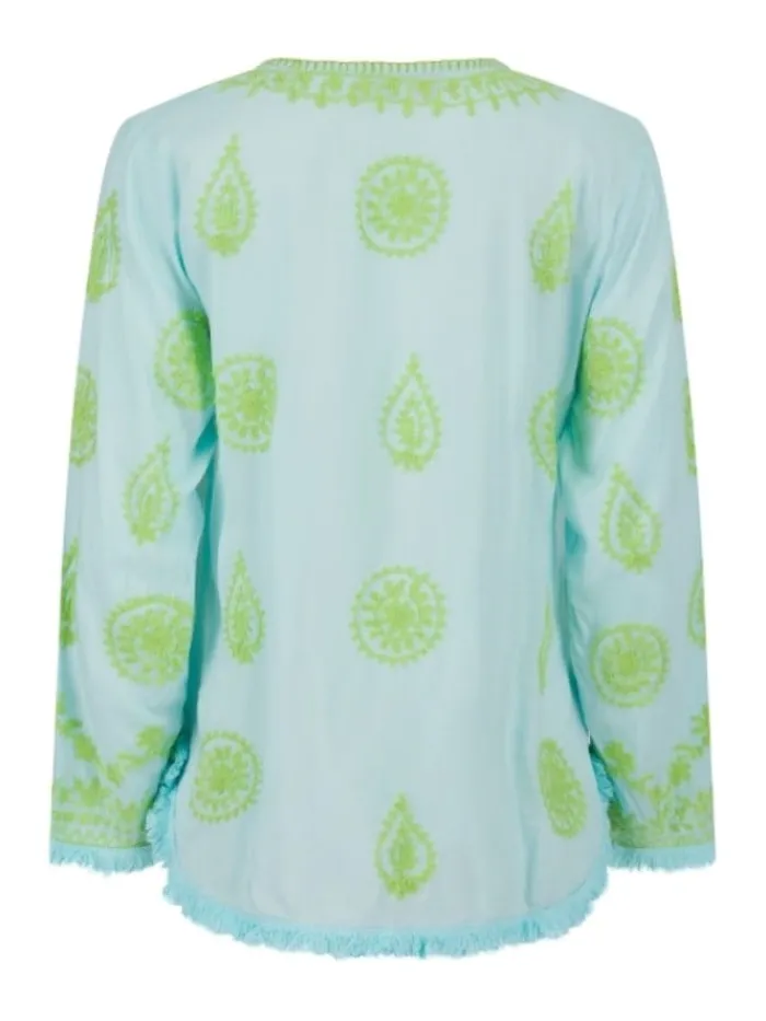 pranella_cicy_top_aqua_li_1.webp Pranella Tops | Beachwear^Cicy Top Aqua Lime