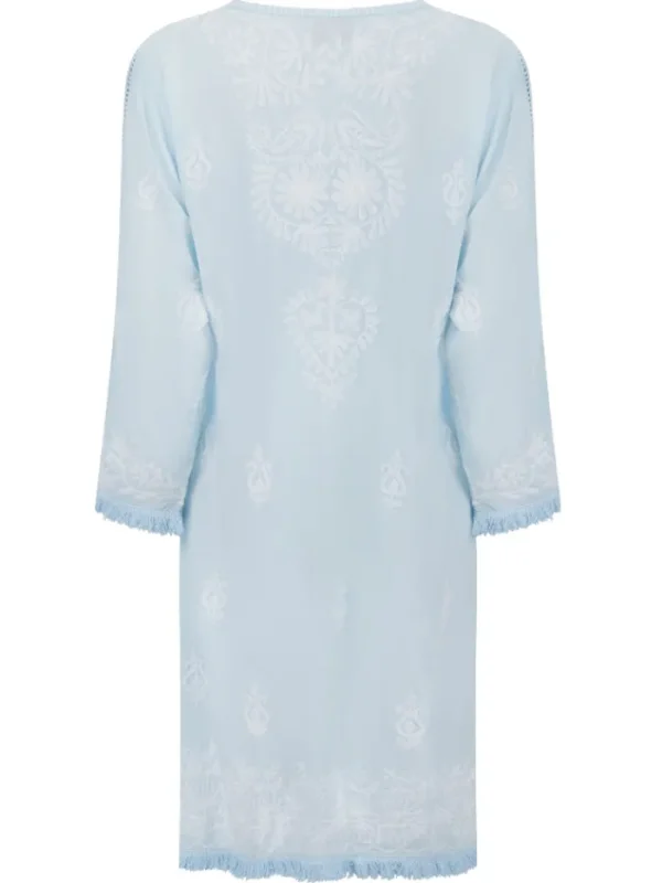 Pranella Dresses | Beachwear^Women's AGGIE Dress In Sky Blue And White