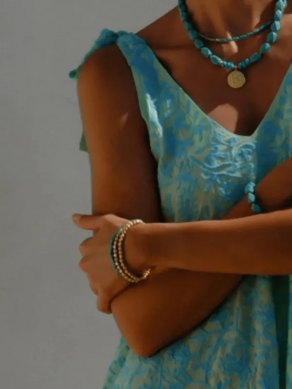 Pranella Dresses | Beachwear^Women's ARUBA Mint And Aqua Sleeveless Dress