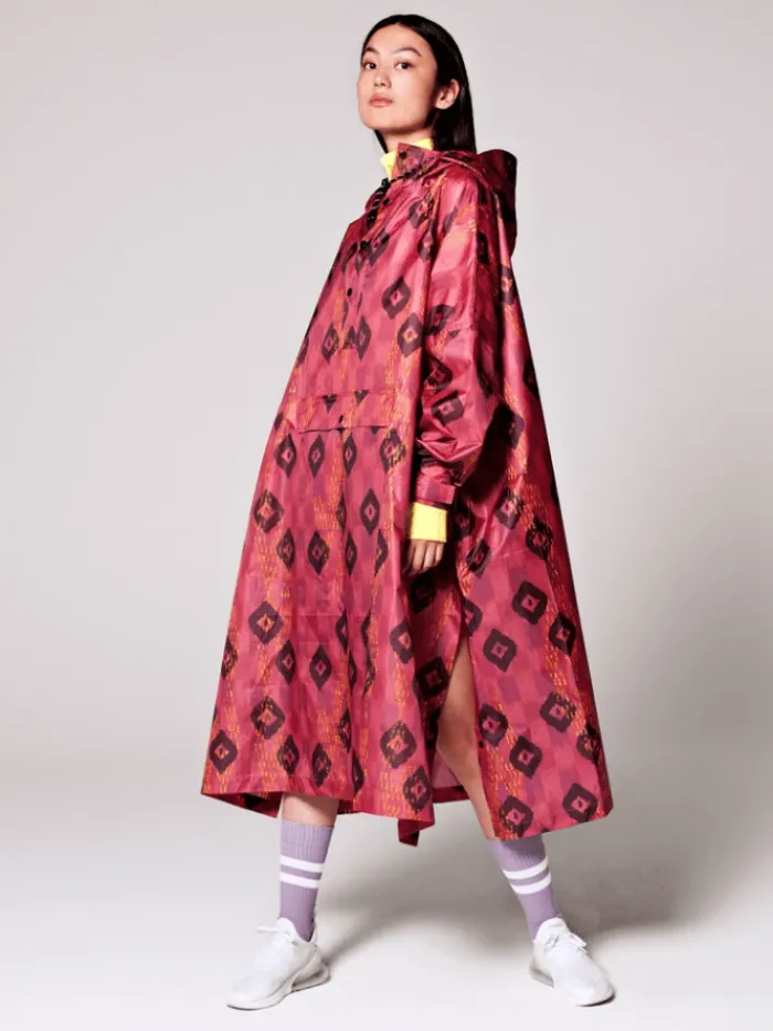 rainkiss_ikat_rain_poncho_0.webp Rain Kiss Coats And Jackets | Ponchos And Wraps^RainKiss Ikat Rain Poncho