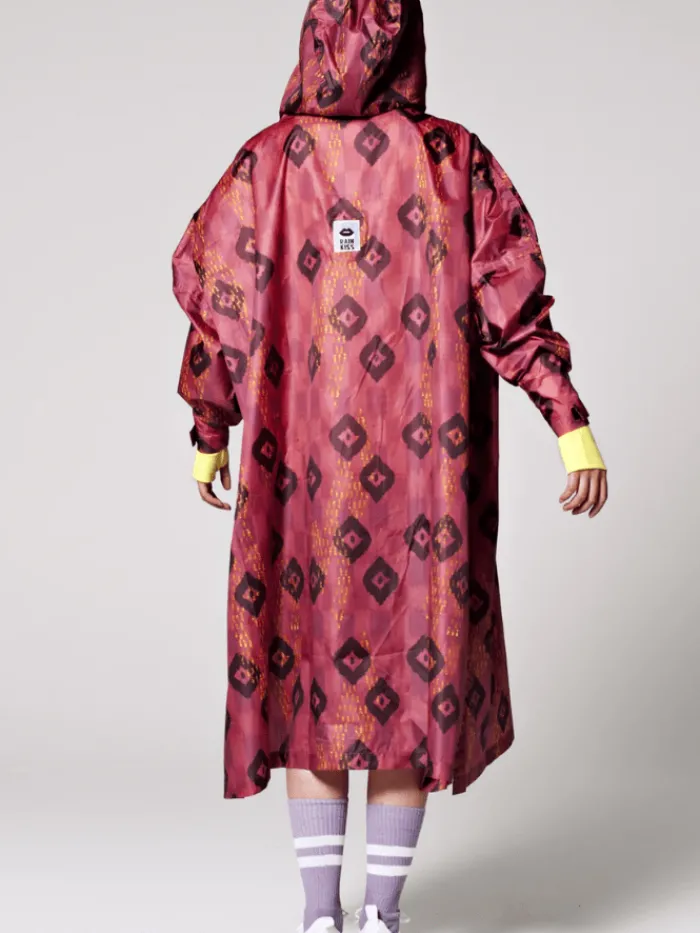 rainkiss_ikat_rain_poncho_2.webp Rain Kiss Coats And Jackets | Ponchos And Wraps^RainKiss Ikat Rain Poncho