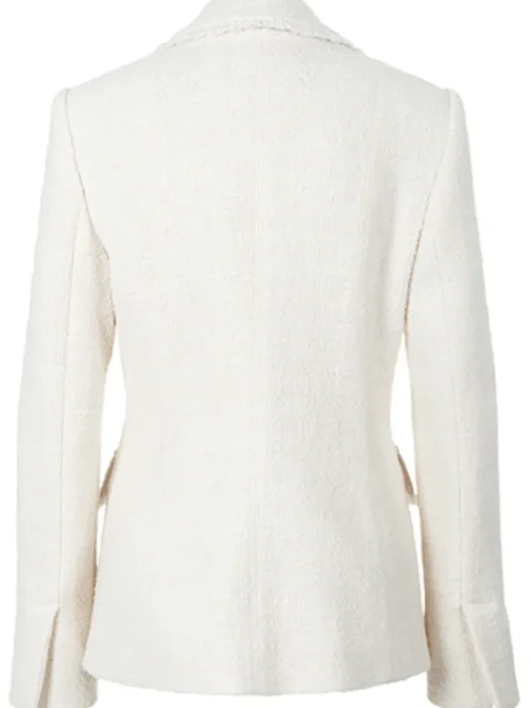 Riani Coats And Jackets | Gifts Under £250^Cream Tweed Double Breasted Blazer 381730 4176 Col 0110